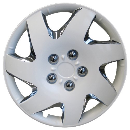 Cartrend 70223 Radzierblenden-Set \"White Edition\" Glanzlack, 4-teilig, 38,10 c Preisvergleich