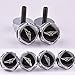 D&R 4 Pcs Separate Chrome LICENSE PLATE FRAME Bolt Screws For Bentley