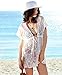 MG Collection® White Drawstring Waist Openwork Fashion Beach Swimsuit Cover-Up