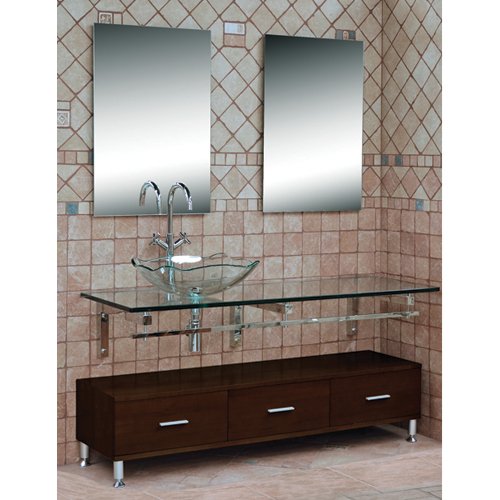 new year DreamLine Wall Mount Countertop Cabinet VesselB002TXKHUO