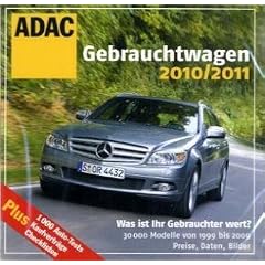ADAC Special, CD-ROMs : Gebrauchtwagen 2010/2011, 1 CD-ROM Was ist Ihr Gebrauchter wert? 30000 Modelle von 1999 bis 2009. Preise, Daten, Bilder. Plus 1000 Auto-Tests, Kaufvertr�ge, Checklisten. F�r Windows7, XP, Windows Vista, Windows 2000, 98 oder ME