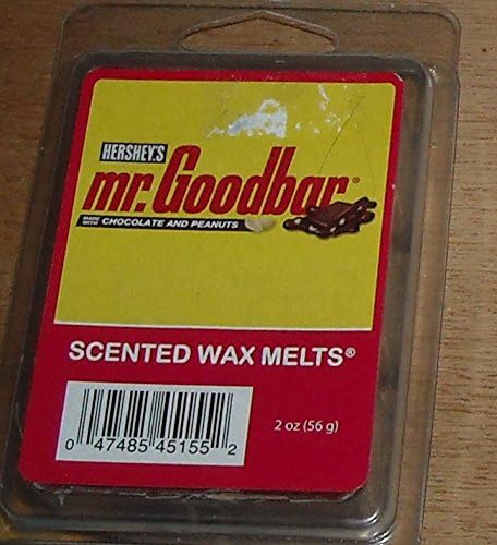Popular Candy Bar Scented Wax Cubes - Hershey's Mr. Goodbar - 1 Package of 6 wax cubes