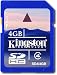 Electronics : Kingston 4GB SDHC Class 4 Flash Card Kingston Retail (SD4/4GBKR)