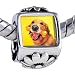 golden_retriever38golden retriever - Golden Retriever Bone Beads Pandora Bead Bracelet Compatible