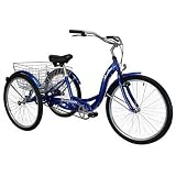 Schwinn Meridian Adult 26-Inch 3-Wheel Bike (Blue)