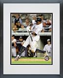 Curtis Granderson New York Yankees - MLB Framed and Matted Photo - 2012 Action - 20x24 Photo