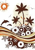 Poster / Kunstdruck retro summer in der Größe (BxH): 70 x 100