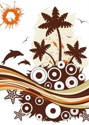 Poster retro summer in der Größe (BxH): 70 x 100 cm von TAlex