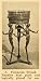 1921 Print Pompeian Metal Tripod Stand Satyr Pan Handle - Original Halftone Print