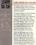 Learn Tai Chi Chinese Self Healing [VHS]