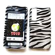 Samsung Behold T919 T-919 Snap On Protector Hard Case Transparent Cover "Zebra Pattern" Design