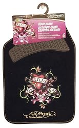 Ed Hardy "Love Kills" Floor Mats