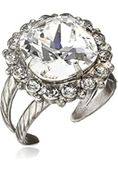 Sorrelli Crystal Cushion-Cut Ring, Size 7-9