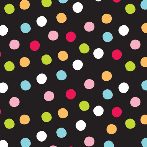 The Gift Wrap Company Dotty Daze Printed Gift Tissue Paper, 5 Deluxe Sheets (Pack of 12)