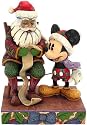 Mickey with Santa: Checking it Twice