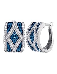 0.50CTW-DIA MICRO-PAVE HOOPS