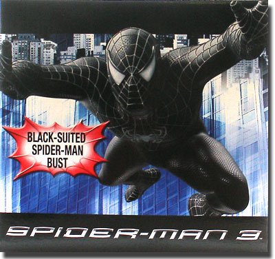 Childrens Toyshop  Toys : Spider-Man 3 Black Spider-Man Bust