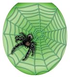 Toilet Tattoos TT-H700-R Spider Web Design, Round