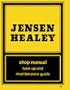 Jensen Healey Shop Manual/112691Ae