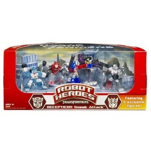 Childrens Toyshop  Toys : Transformers Robot Heroes Deception Sneak Attack with 5 Exclusive Figures