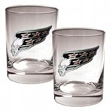 NHL Washington Capitals Two Piece Rocks Glass Set - Primary Logo
