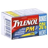 Tylenol PM Pain Reliever/Nighttime Sleep Aid, Extra Strength, Caplets, 36 ct.