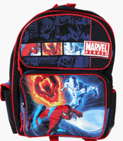 Marvel Heroes Spider-man & Fantastic 4 Backpack ( Mid size )