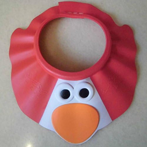 Baby Adjustable Shower Shield - Blue / Red (Red)