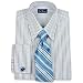 Paul Fredrick European Style Shadow Stripe French Cuff Dress Shirt