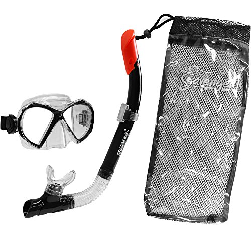Seavenger Adult Mask Snorkel Combo Set with Gear Bag