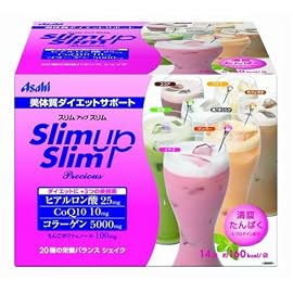 スリムアップスリム プレシャス シェイク  14食分 (マンゴー、抹茶、カフェラテ、黒ごまミルク、イチゴ、バナナ、ココア)