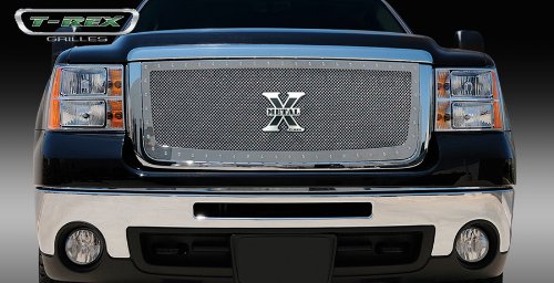 TRex Grilles 6712060 Large Mesh Stainless Polished Finish XMetal Grille Insert for GMC Sierra 2500HD/3500 TRex Grilles 6712060 Large Mesh Stainless Polished Finish XMetal Grille Insert for GMC Sierra 2500HD/3500