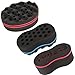 Beauty7 3 Pcs Magic Barber Sponge Hair Brush for Twists, Afros, Coils & Dreadlocks