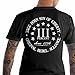 Three Percent. True Born Son of Liberty. Black XL T-Shirt. Made in USA