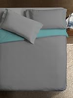 Ipersan Juego De Funda Nórdica Double Face (Gris/Verde Agua)