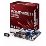 SAVE $45.45 - Asus Rampage II GENE Core i7 / Intel X58/ DDR3/ CrossFireX & SLI/ A&2GbE/ MATX Motherboard $213.55