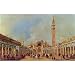 Francesco Guardi (La Fiera della Sensa in Piazza San Marco) Art Poster Print - 13x19