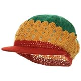 Visor Kufi Cap - Green Yellow Red W31S24A