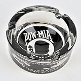 Picture Super Christmas Saving on Glass Ashtray - Pow Mia Style
