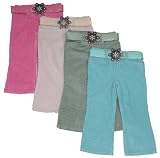 Girls' Star Belted Corduroy Pants