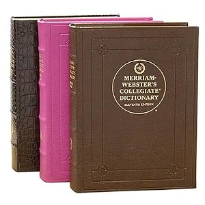Desk Dictionary, Merriam-Webster Collegiate Edition, Genuine Goatskin Leather, 7-1/2" x 10"
