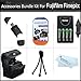 Essential Accessories Bundle Kit For Fujifilm Finepix HS20 HS25 S4500 S4400 S4300 S4200 S4000 S3400 S3300 S3200 S2950 S2800 S2500 Digital Camera Includes 4 AA High Capacity Rechargeable NIMH Batteries + AC/DC Rapid Charger + Case + Screen protectors + +