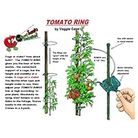 Vegetable Plant Ring -Package of Four Made from galvanized spring steel in the USA. Can be used for tomato, vegetables, or flowers.Supports up to 10 pounds.
