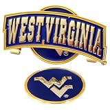 West Virginia Mountaineers Slider Hat Clip W/ Golf Ball Marker - NCAA College Athletics