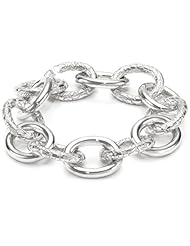 Monica Rich Kosann "Classics" Floral Patterned Link Bracelet