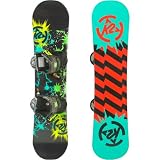 K2 Junior Snowboard Package Mini Turbo Rocker 110 Board + Boots +