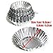 4 Sizes 20pcs Egg Tart Aluminum Cupcake Cake Cookie Mold Lined Mould Tin Baking Tool by XCL