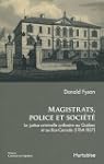 Magistrats, police et soci�t�