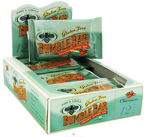 Bumble Bar – Organic Gluten-Free Sesame Bar – Chai Almond – 1.4 oz. (12 pack) Reviews