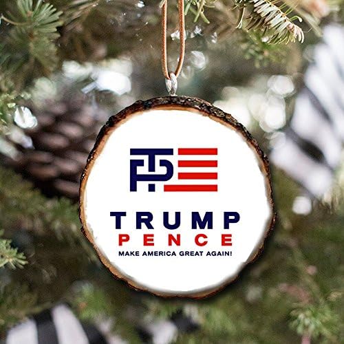 Donald Trump Ornament/Election Accessories/Make America Great Again/Tree Slice/Wooden